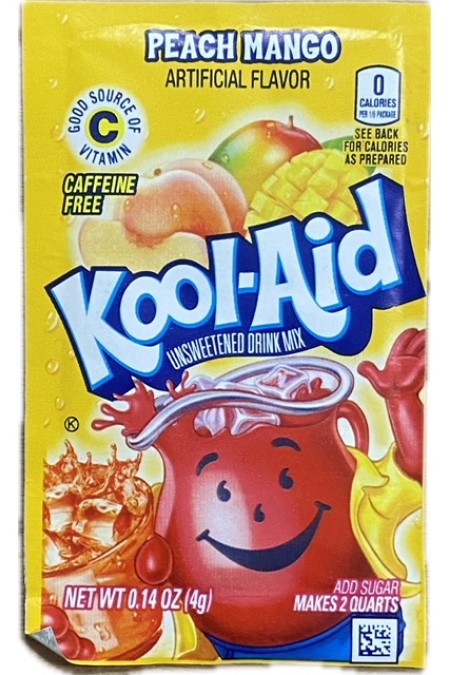 Kool-aid peach mango smaak